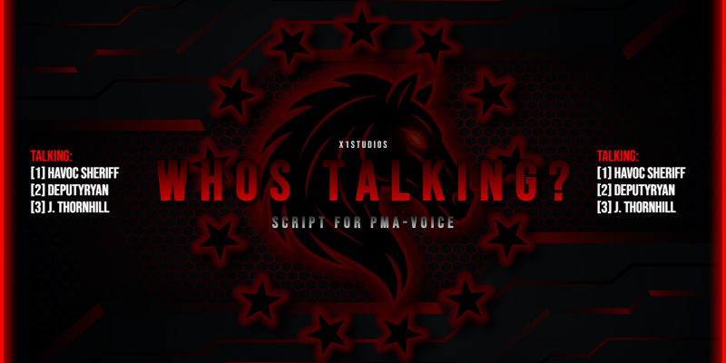 X1S Whos Talking? Cover image