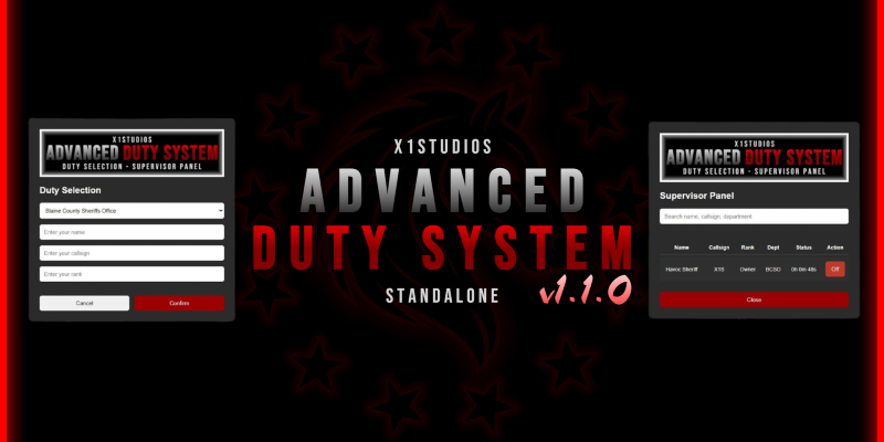 X1S Advanced Duty System Cover image