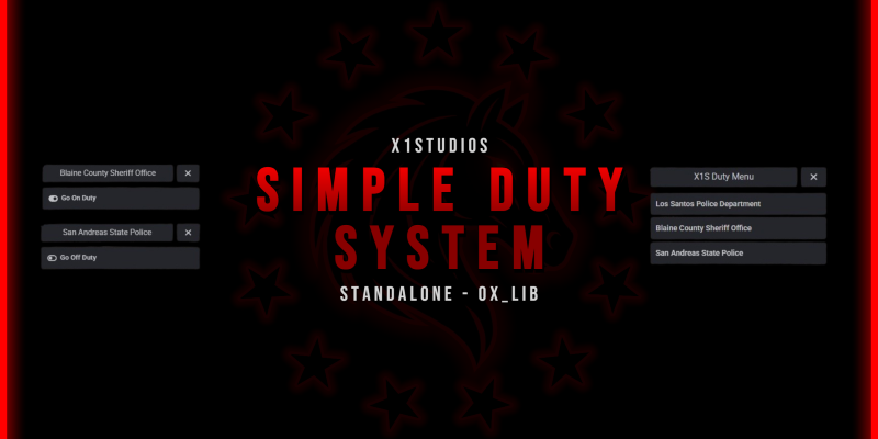 X1S Simple Duty System [OX] Cover image