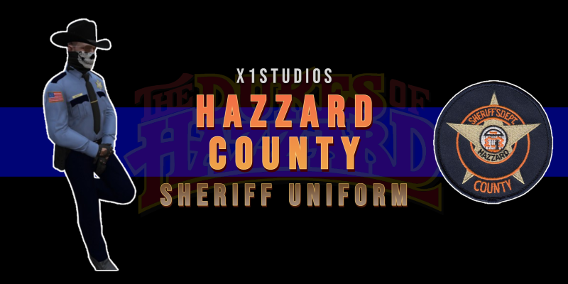 X1S Hazzard County Sheriff Uniform Cover image